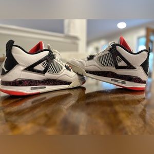 Nike Air Jordan 4 Retro Basketball Shoes | Men Size 9